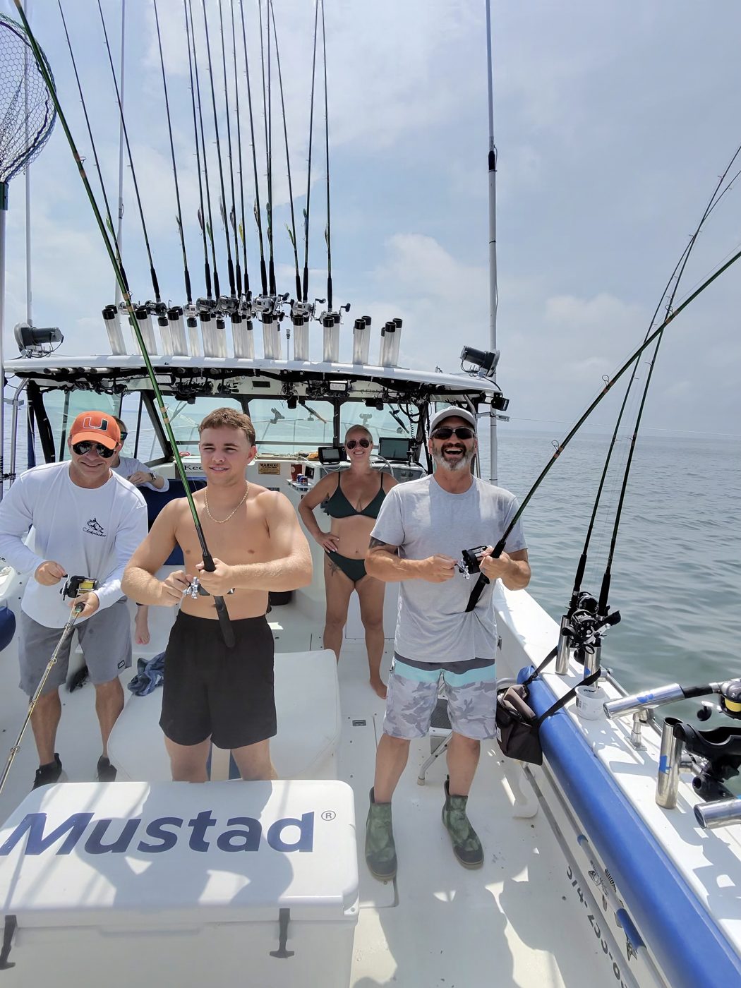 Young anglers with Lake Erie walleye on a Sir Walleye Charters trip out of Lorain